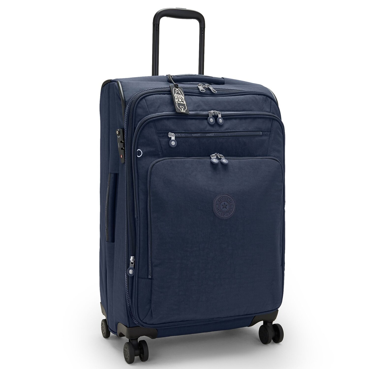 Kipling Basic New Youri Spin 4 ruedas Carrito M 68 cm con pliegue de expansion blue bleu 2 Maletas.es