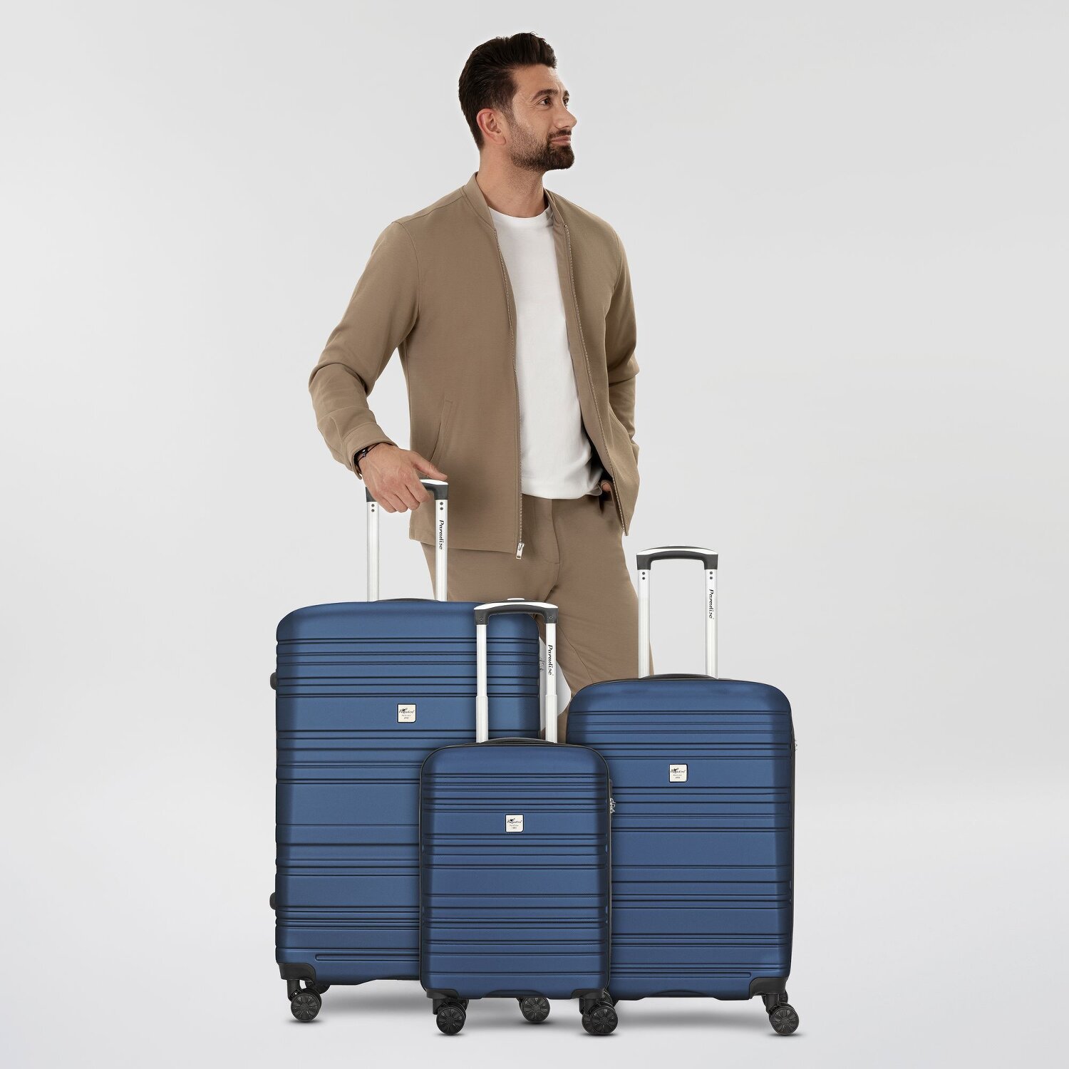 52€! Maleta cabina extensible Benzi |  Color Azul Tamaño  Equipaje de mano (hasta 55 cm.) Material ABS