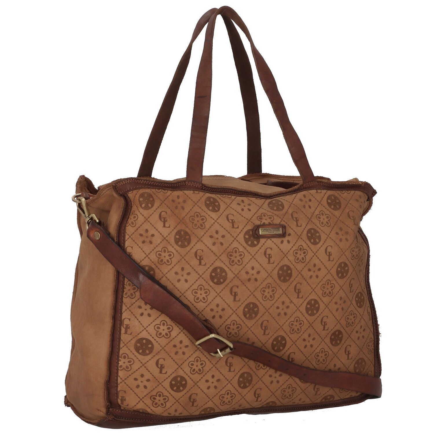 Caterina Lucchi Bolso de cuero 39 cm cognac Maletas.es