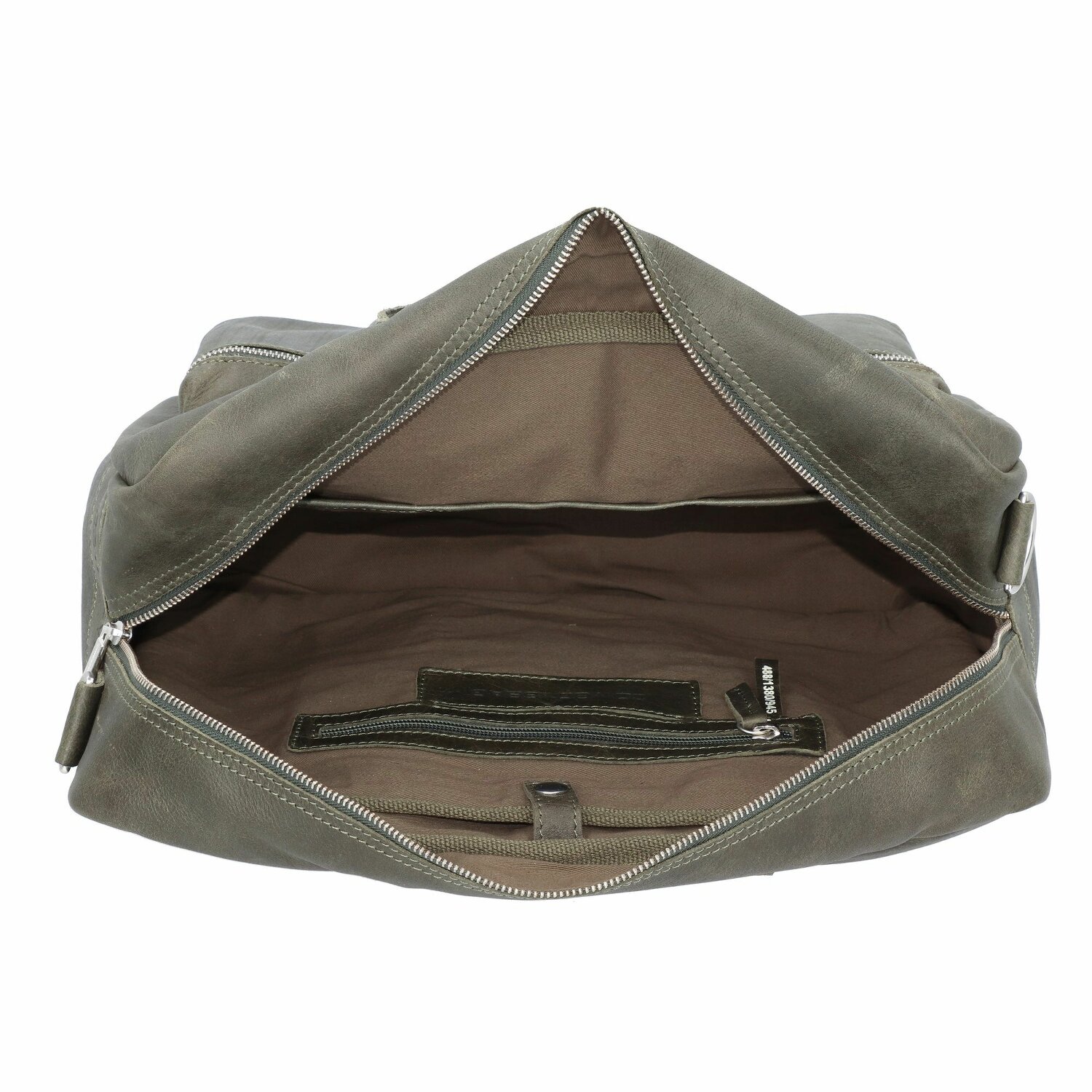 Cowboysbag El maletín universitario de cuero con compartimento para el portátil de 42 dark green | Maletas.es