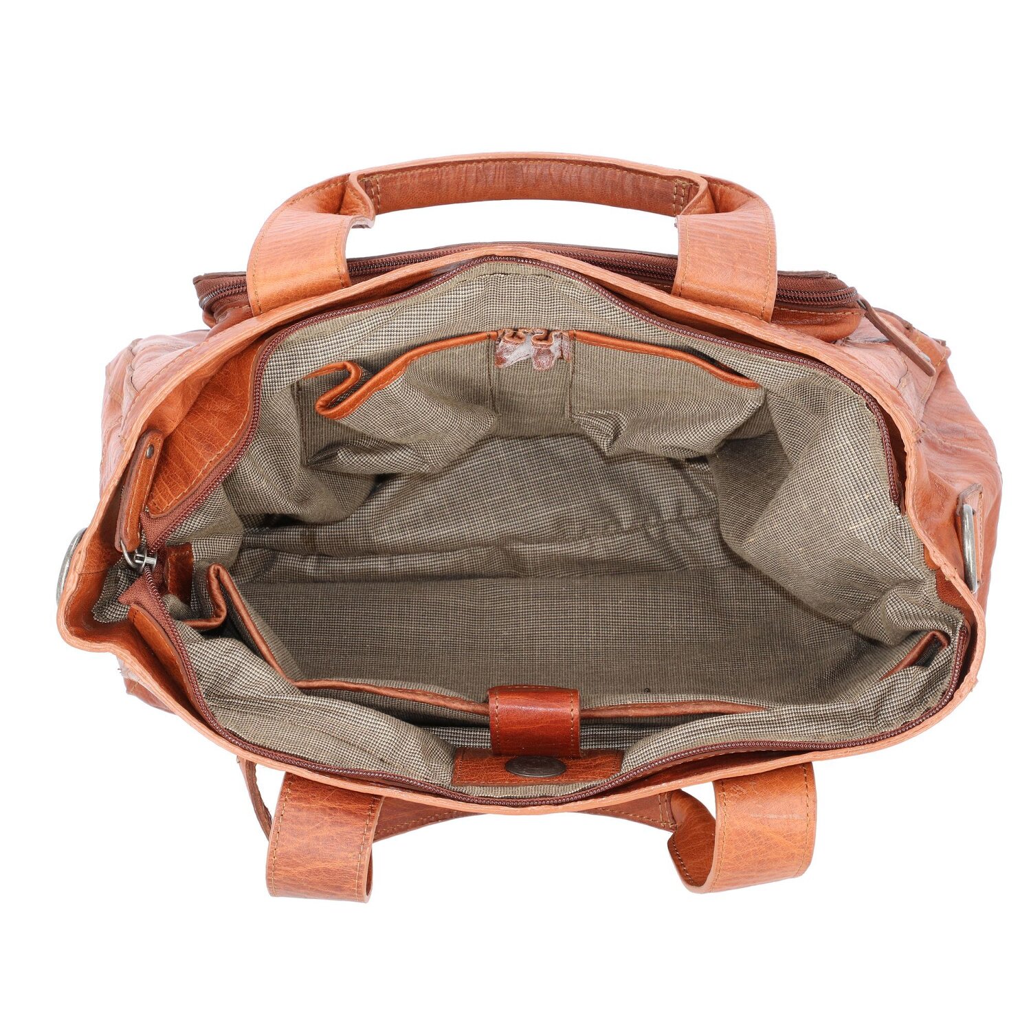 Pride and Soul Bolso Heather Heartbreaker Piel 38 cm Compartimento para portatil cognac Maletas.es