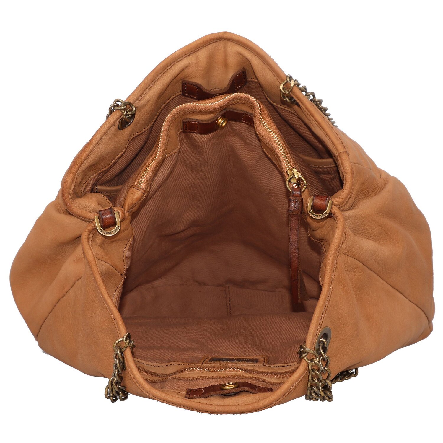 Caterina Lucchi Bolso de cuero 36 cm cognac Maletas.es